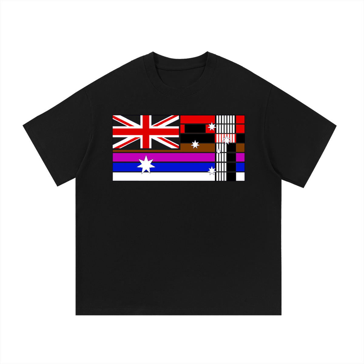 Aussie Rollers Flag Tee