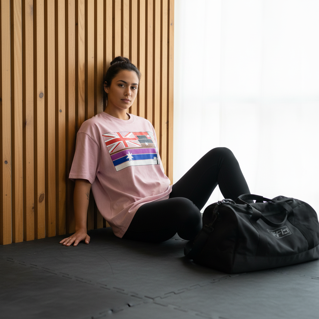 Aussie Rollers Flag Tee