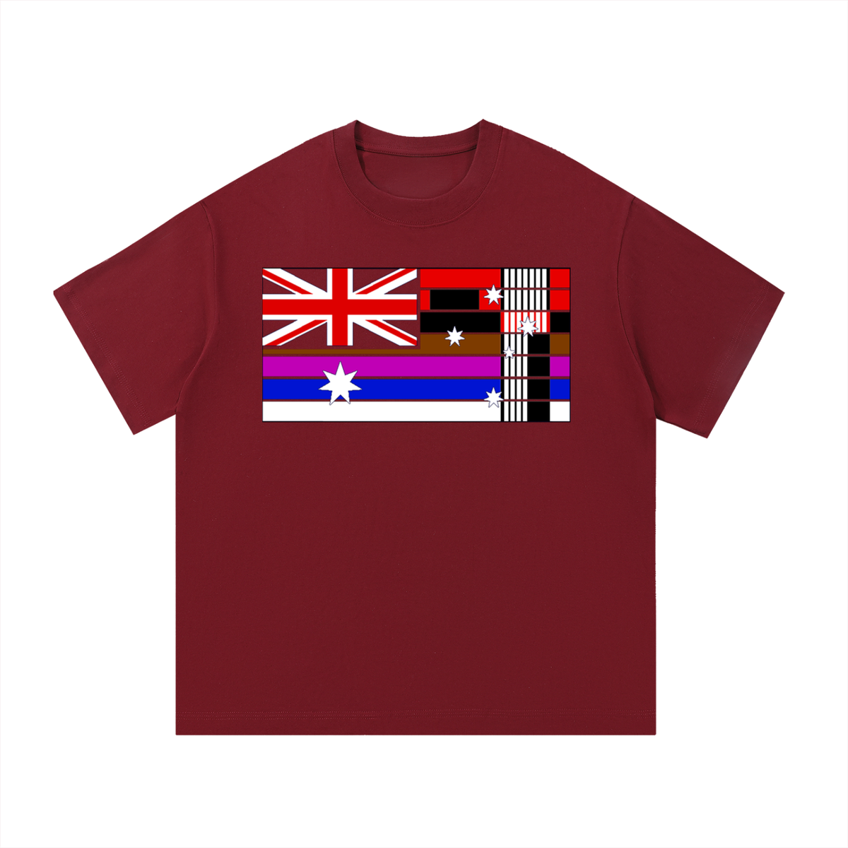 Aussie Rollers Flag Tee
