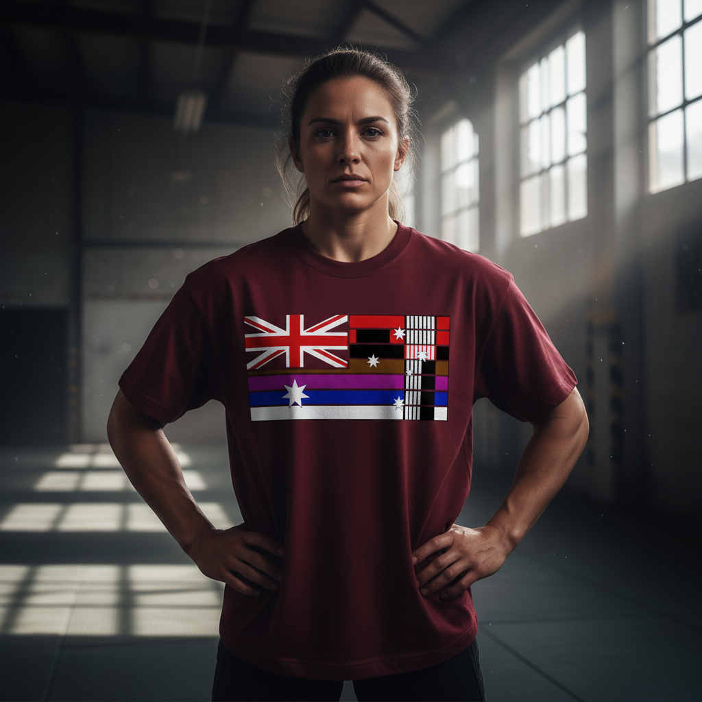 Aussie Rollers Flag Tee